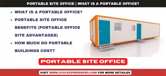 Portable Site Office 