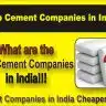 top 20 cement companies in india | Top cement companies in india by market share | top cement companies in india with price | best quality cement in india 2021 | top 10 cement companies in india 2021 | best quality cement in india 2020 | top 10 cement companies in india